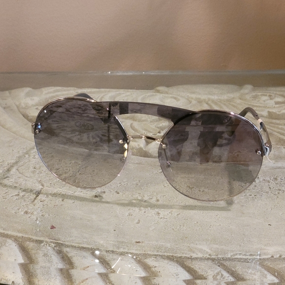 Prada SPR65T Sunglasses Modified Aviator Round Catwalk MA#1 - Picture 11 of 16